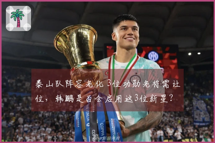 泰山队阵容老化 3位功勋老将需让位，韩鹏是否会启用这3位新星？